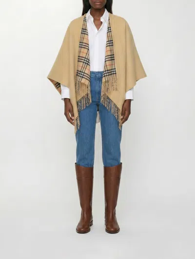 Burberry Coat  Woman Color Beige In Neutral