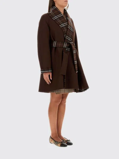 Burberry Coat Woman Color Brown