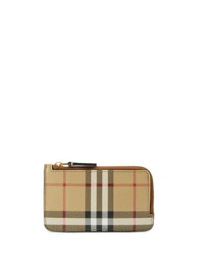 Burberry Coated Canvas Card Holder