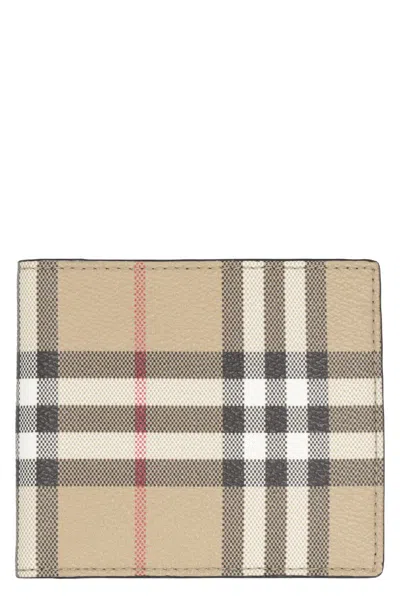 BURBERRY BURBERRY COATED CANVAS WALLET