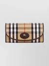 Burberry Coated Canvas Wallet Rectangular Shape