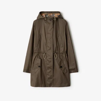 Burberry Coated Gabardine Parka