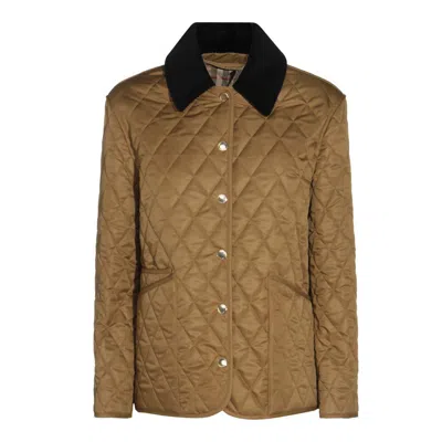 Burberry Dranefeld Quilted Button Cotton Suit In Brown