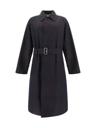Burberry Coats In Black