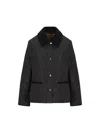 Burberry Quilted Nylon Jacket In Black