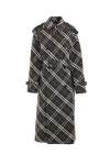 Burberry Signature Check Double-breasted Trench Coat