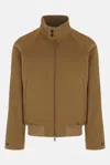 Burberry Man Jacket Camel Size 44 Cashmere In Brown