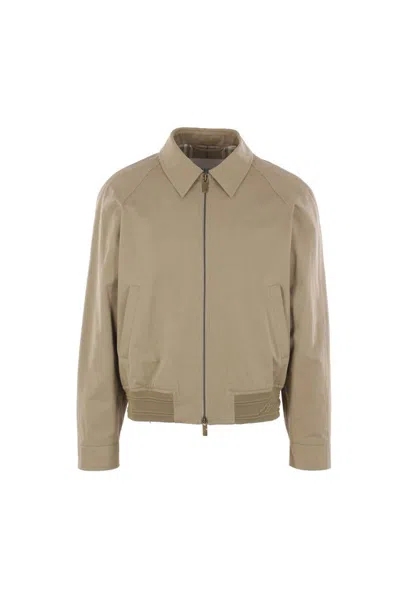 Burberry Coats In Green