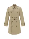Burberry Men Kensington Coat In Neutral
