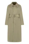 Burberry Checked Reversible Trench-coat In Beige