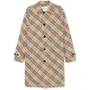 Burberry Men Embroidered Polyester Trench Coat In Beige