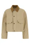 Burberry Jackets In Beige O Tan