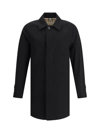Burberry Coats In Black