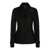 Burberry Long Sleeved Quilted Buttoned Jacket In Black