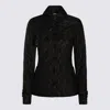Burberry Long Sleeved Quilted Buttoned Jacket In Black