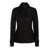 Burberry Long Sleeved Quilted Buttoned Jacket In Black