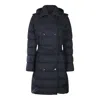 Burberry Coats Blacks And Greys In Blue