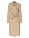 Burberry Women Kensington Midi Cashmere Coat In Brown