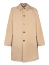 Burberry Reversible Rainproof Coat In Brown