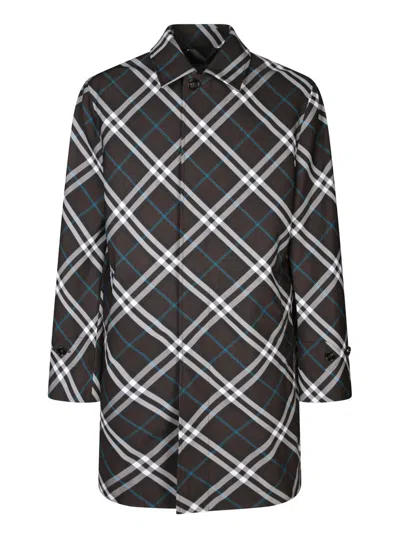 Burberry Coats In Gray