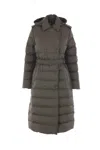 Burberry Coats In Gray