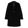 Burberry Wool Tailored Coat In Multi