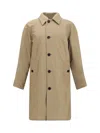 Burberry Men Chevington Reversible Cotton Coat In Neutral
