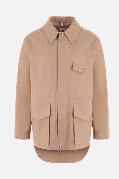 Burberry Coats In Pale Nude