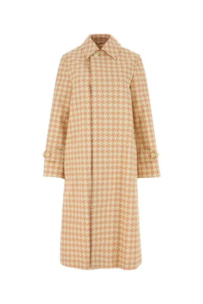 Burberry Coats In Printed