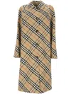 Burberry Reversible Midi Coat In Brown