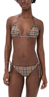 Burberry Cobb Bikini Set Archive Beige In Multi