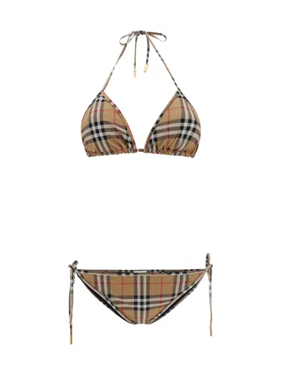 Burberry Cobb Swimsuit In Archive Beige