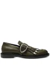 Burberry Cobble Loafers In Green