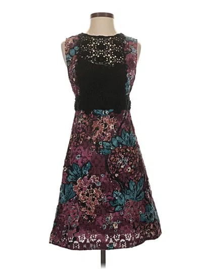 Pre-owned Burberry Cocktail Dress In Purple