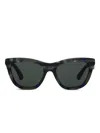 Burberry Code Cat-eye Sunglasses In Grey