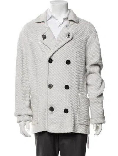 Pre-owned Burberry Collar Long Sleeve Cardigan In Multicolor