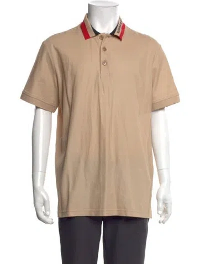 Pre-owned Burberry Collar Short Sleeve Polo Shirt In Neutral