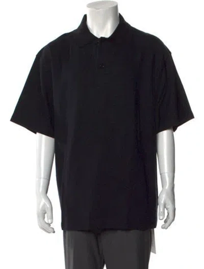 Pre-owned Burberry Collar Short Sleeve Polo Shirt W/ Tags In Black