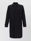 Burberry Collared Coat With Side Pockets And Long Sleeves