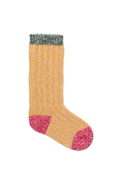 Burberry Colour Block Cashmere Blend Socks