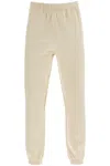 Burberry Check Pattern Elastic Waist Jogging Pants In Tan