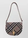Burberry Compact Bridle Shoulder Bag With Adjustable Strap In Gray