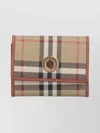 Burberry Compact Check Pattern Hand Purse And Cardholder
