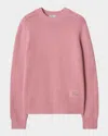 Burberry Constance Cashmere Crewneck Sweater In Pink