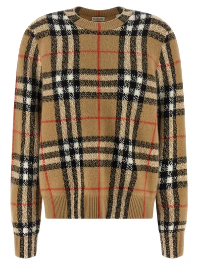 Burberry Constance Sweater In Brown