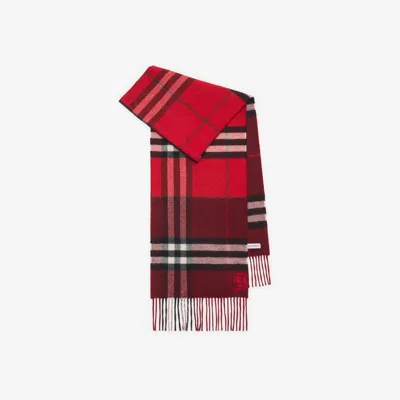 Burberry Contrast Check Cashmere Scarf