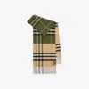 Burberry Contrast Check Cashmere Scarf