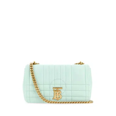 Burberry Cool Mint Quilted Small Lola Bag