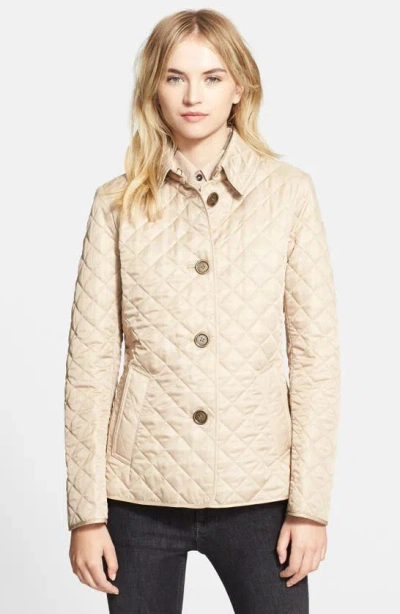 Burberry 'copford' Quilted Jacket In New Chino