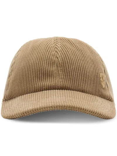 Burberry Corduroy Baseball Cap In Flax/sand